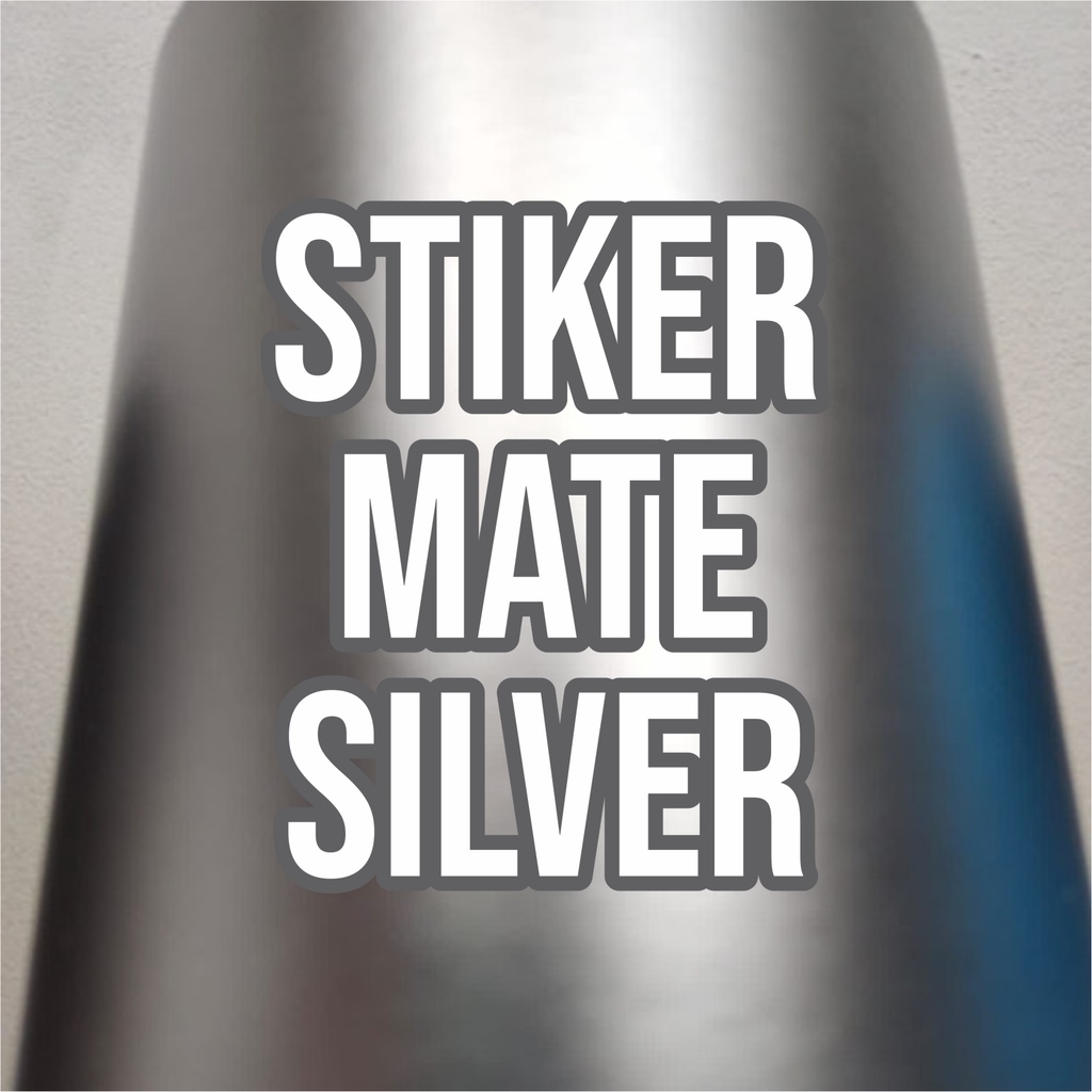 

Stiker Label Silver Mate A3