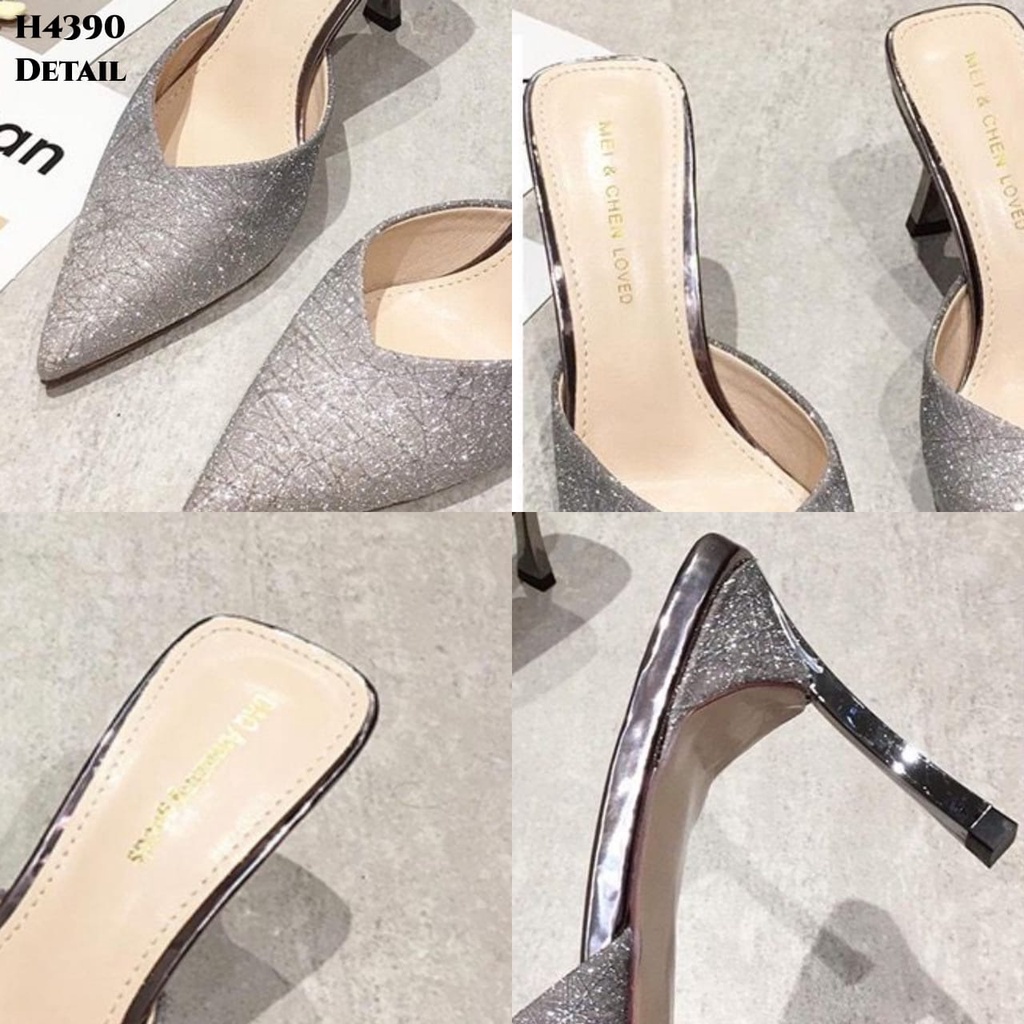 PRF Sepatu Heels Stiletto Fashion Korea H4390