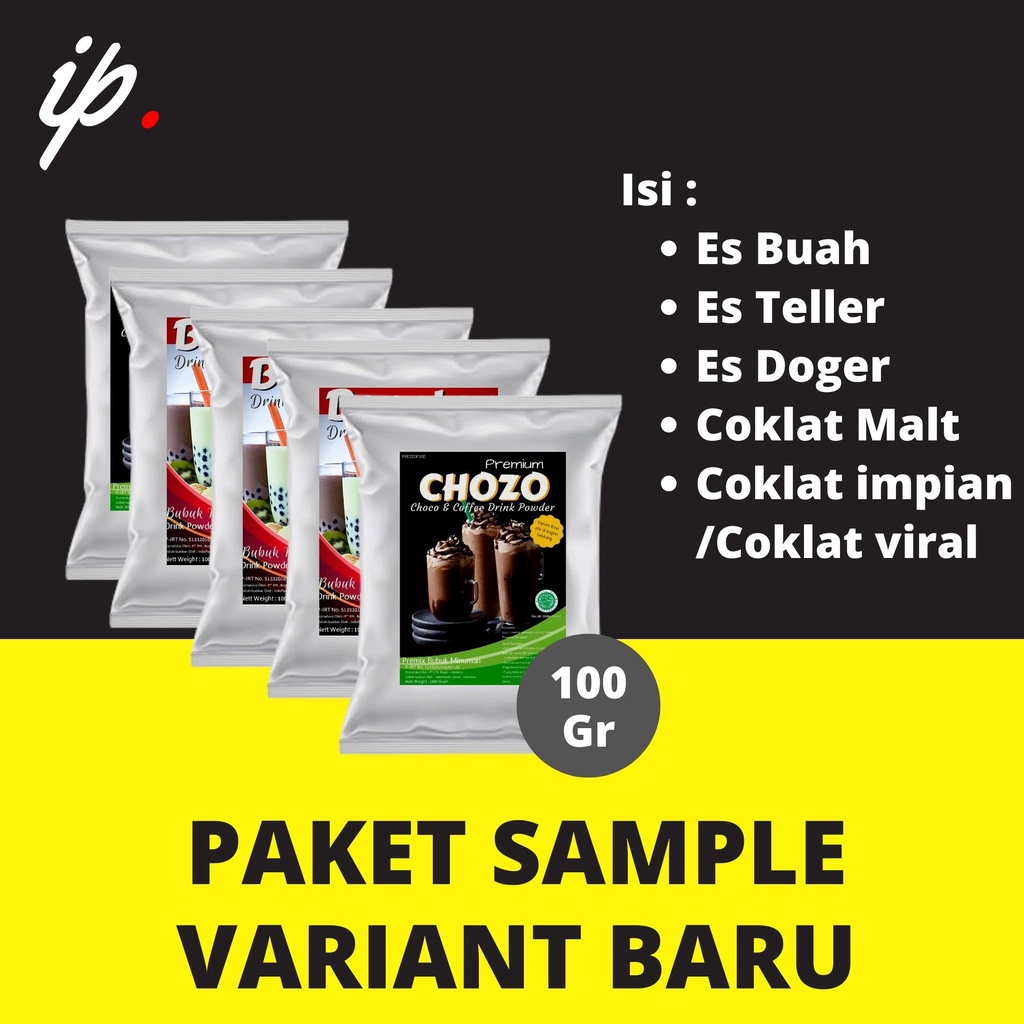 PAKET SAMPLE Best 5 VARIANT BARU -  Harga adalah 1 Paket berisi 5 Variant