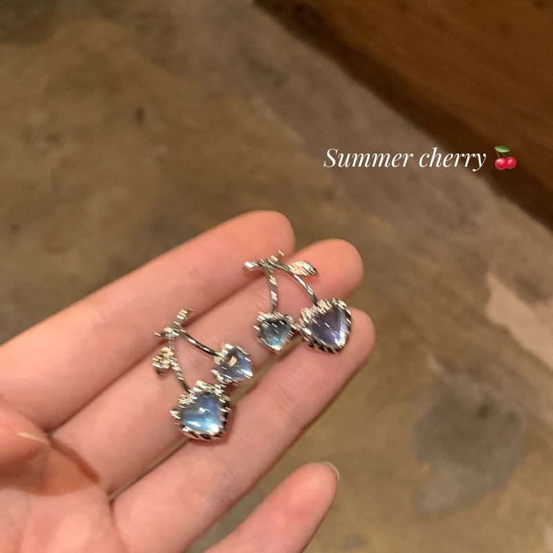 Anting Cherry Manis Ear Studs Serbaguna Untuk Cewek Keren