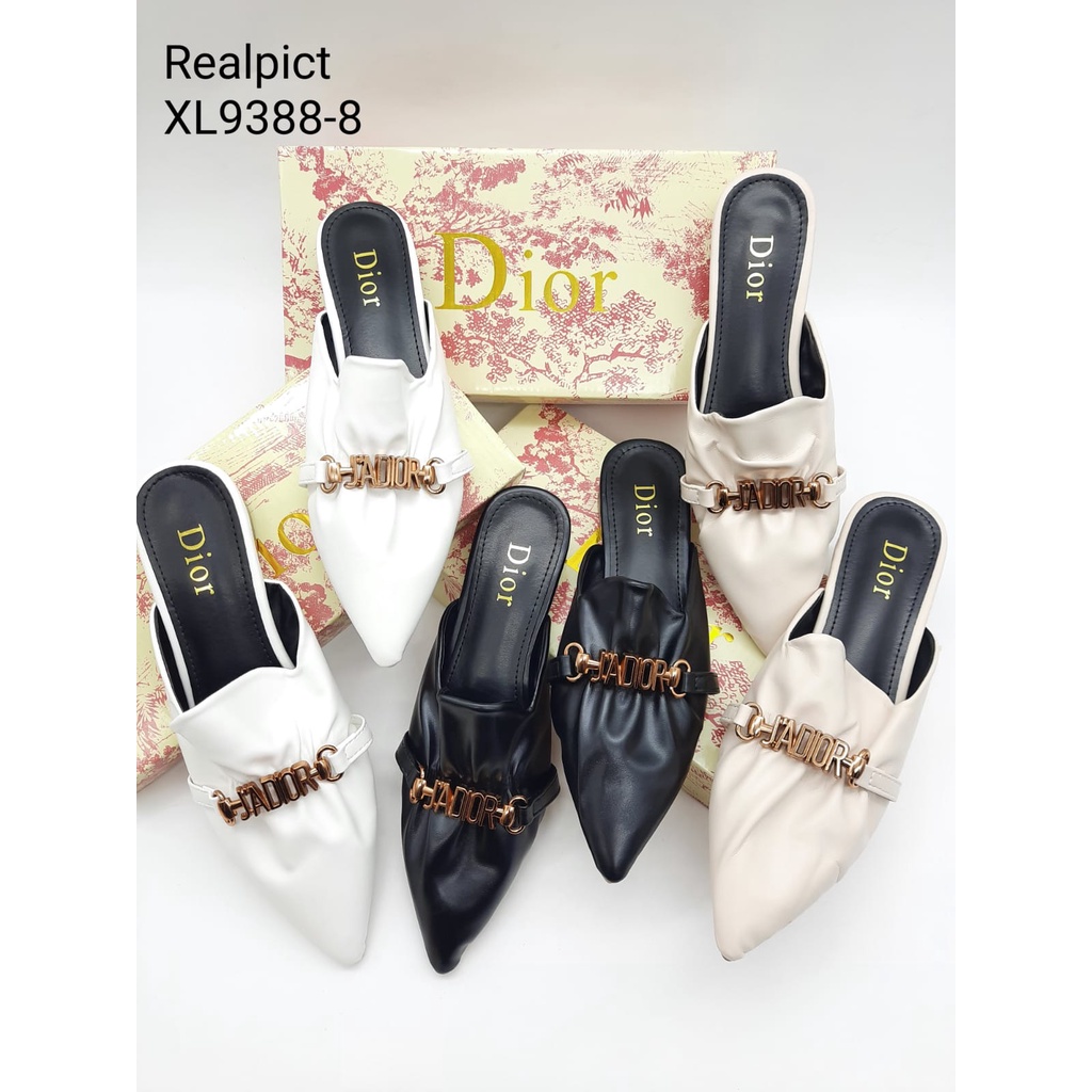 SHIERA MULES FLAT SHOES KULIT XL9388-8