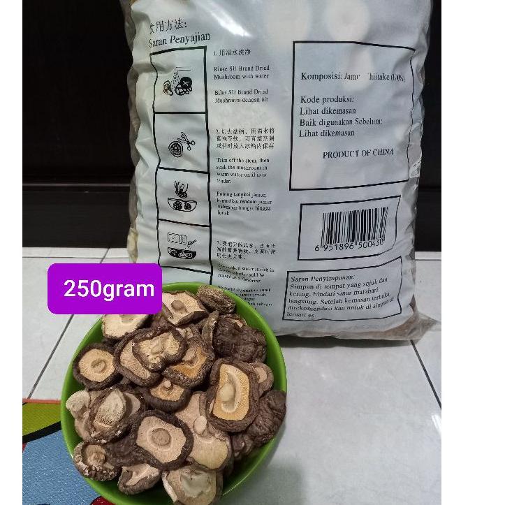 

✧ r Hioko Shitake Kering 3-4 cm( 250 gram) ♤