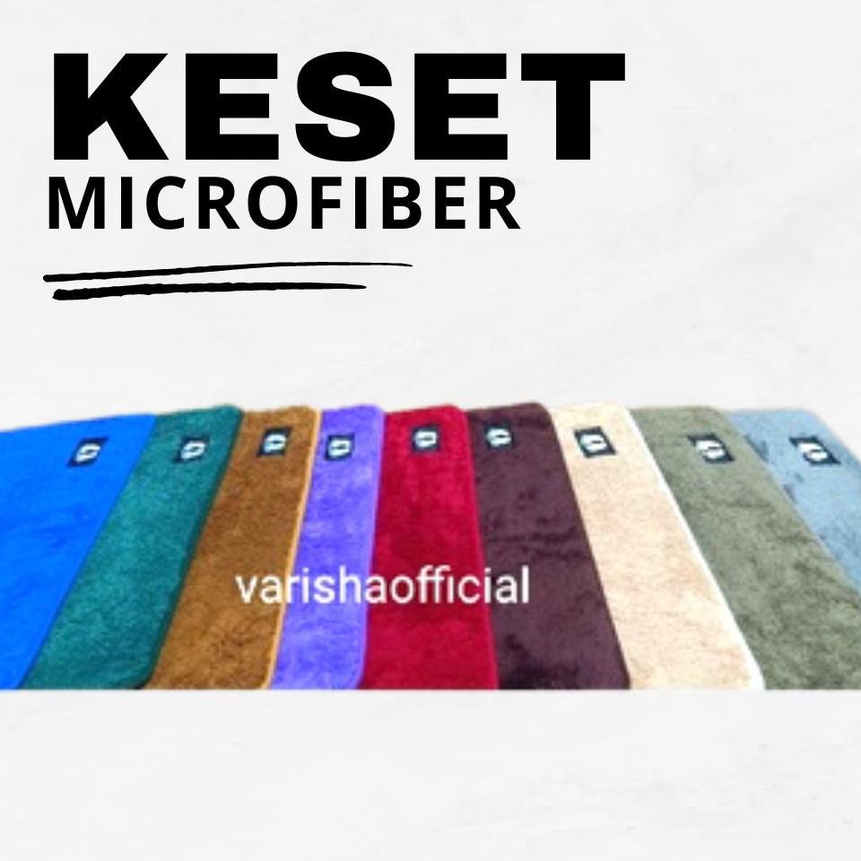 ➧ Keset Bulu Microfiber | Keset kaki import 40x60cm ♥