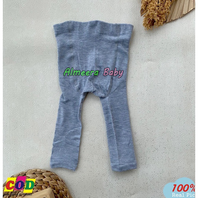 Legging Bayi Baru Lahir Buka Kaki Laki Laki Perempuan Kualitas Import Usia 0-12 Bulan Almeera Baby and Kids