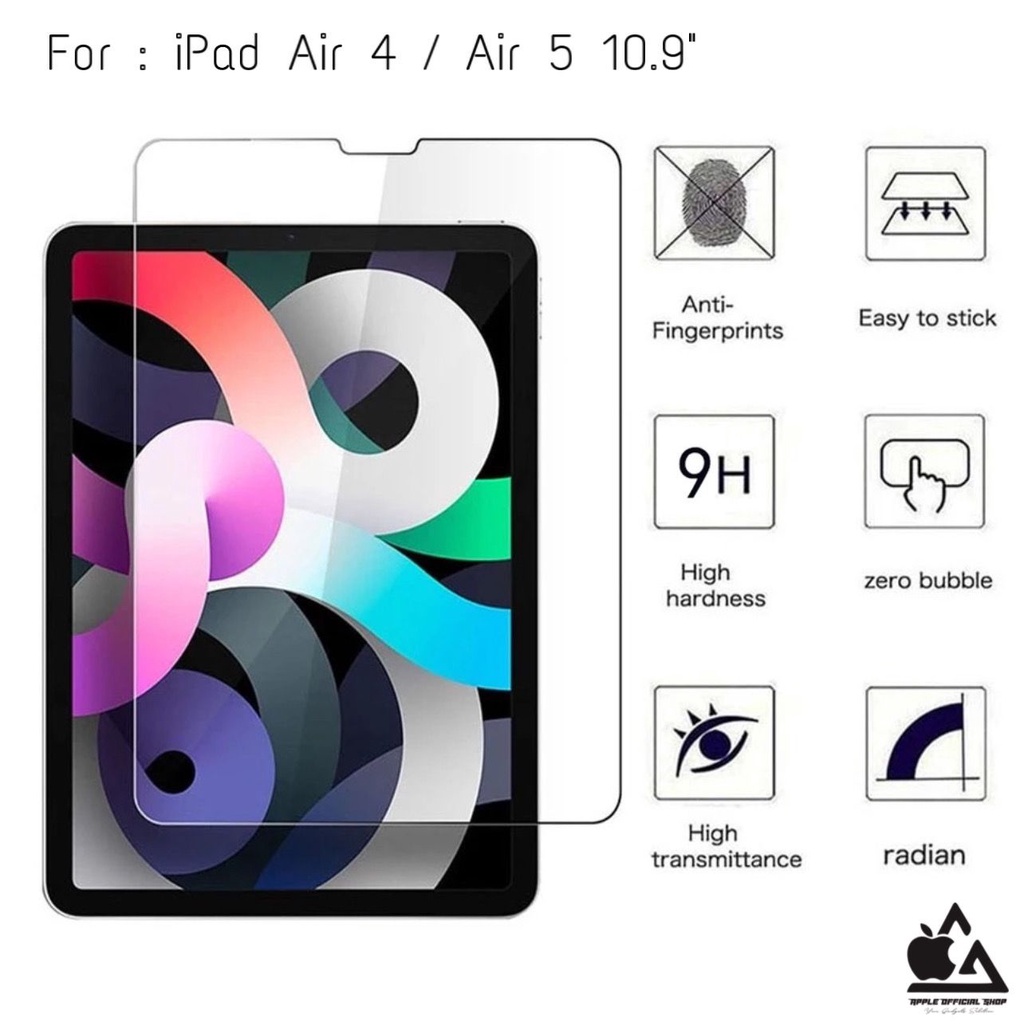 Tempered Glass iPad 10 Gen 10th 10.9 iPad Air 4 Air 5 10.9” iPad 7 8 9 10.2 iPad Pro 11 12.9 2018 2020 2021 2022 iPad Mini 5 7.9 Mini 6 8.3 Air 3 10.5” iPad 2 3 4 9.7 inch Screen Guard Protector Anti Gores Kaca APPLE iPad Film Nano