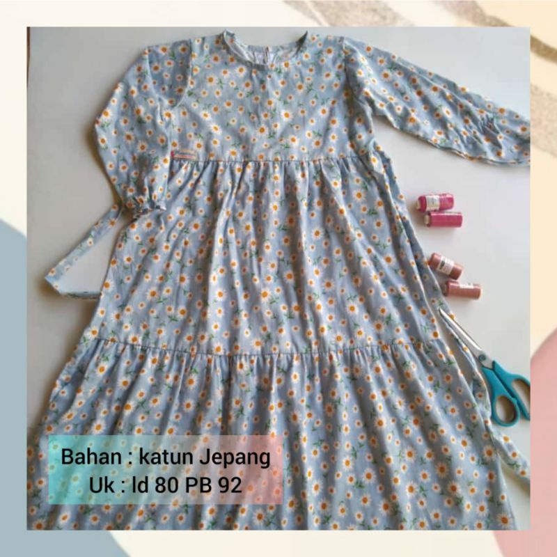 gamis anak katun jepang