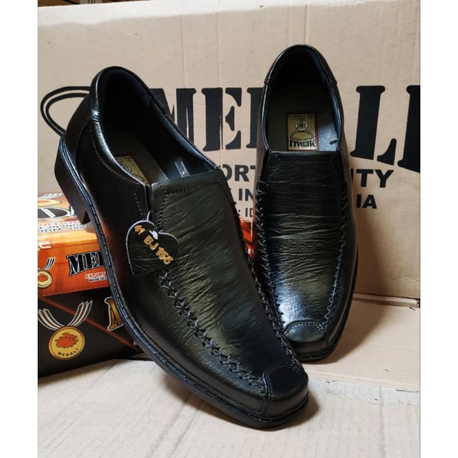 Sepatu Pria Sepatu kulit Asli Sepatu Pantofel Sepatu Kerja Kantoran Sepatu Formal