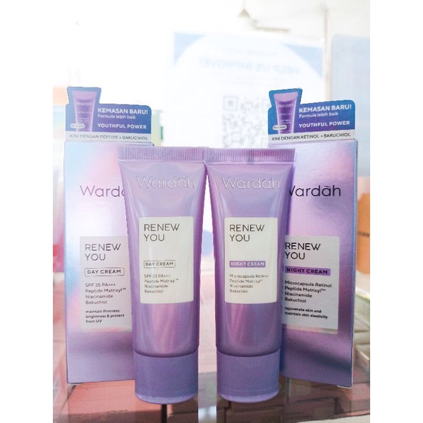 BISA COD Paket Wardah Renew You 2pc (Day+Night) Paket Glowing