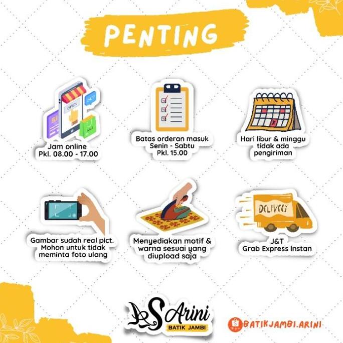 [ARBATIK] BATIK JAMBI - SET KAIN SARUNG SELENDANG / BAWAHAN KATUN HJ4654O