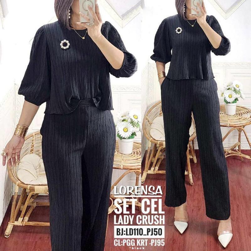 LORENSA SET WANITA // SETELAN LADYCRUSH WANITA