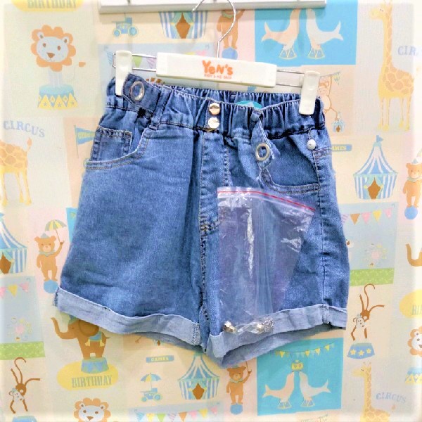 FERGORI Celana Jeans Pendek Anak Perempuan YZ5018