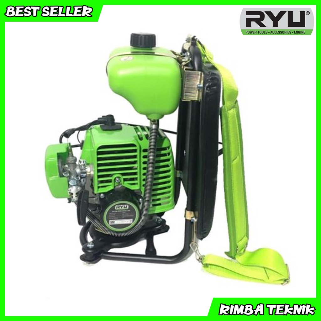 FREE!!! Mesin Potong Rumput Bensin 2 Tak Free Trimmer Head dan Trimer Line / Brush Cutter RBC 2T Mesin Pemotong Rumput Gendong Mesin Ngarit Suket