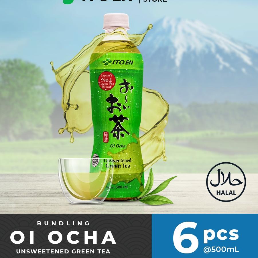 

☎ ITO EN Oi Ocha Unsweetened Green Tea 500 ml @6 pcs - Teh Hijau ☎