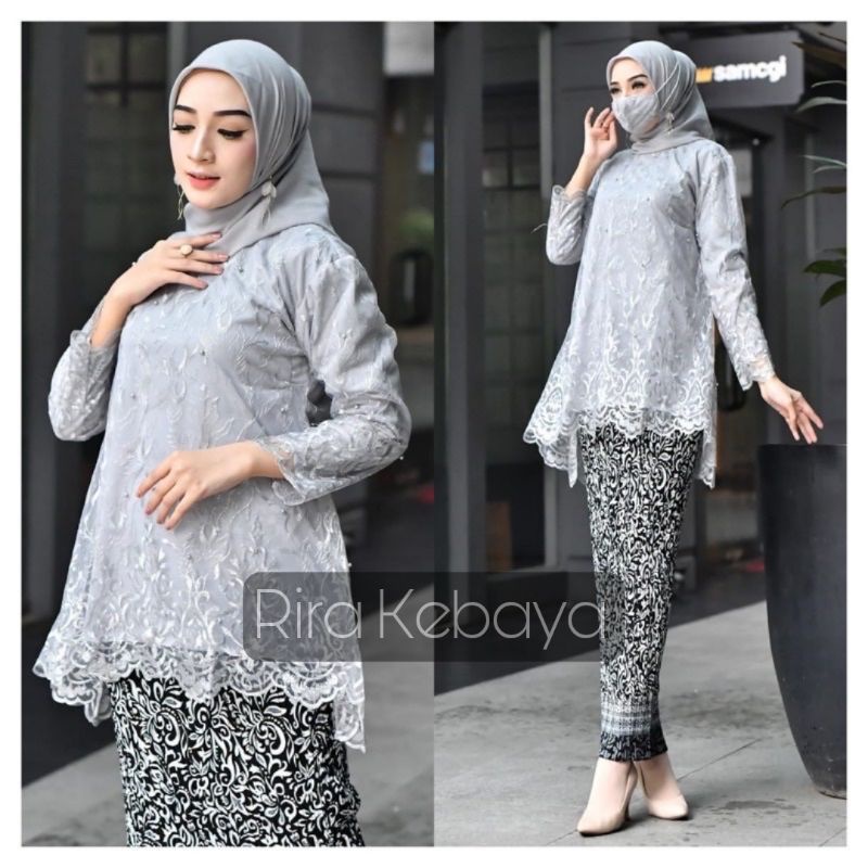 Stelan Kebaya Corla Modern Baju Pesta Baju Nikahan Kebaya Lamaran