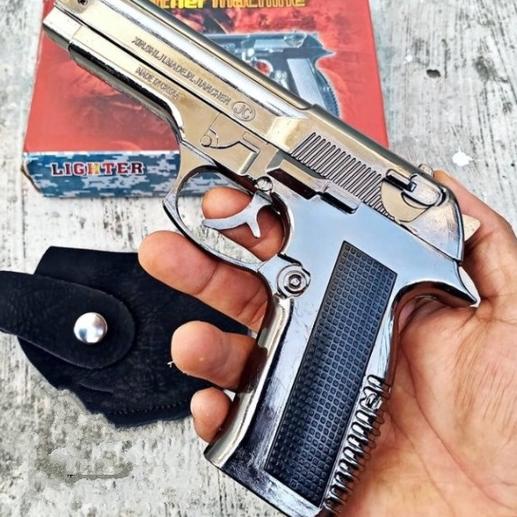 ✺ BISA COD Korek Api Pistol 1:1 Phyton Revolver 357  full Besi ♖