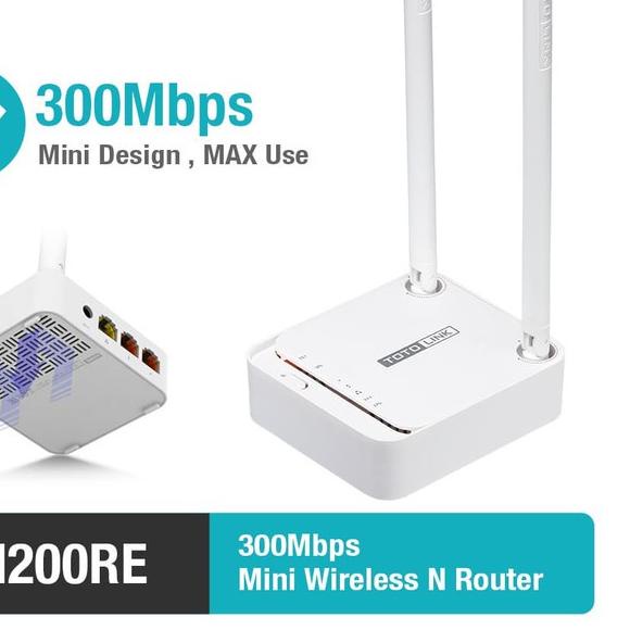 ▲ Router Totolink N200RE - Router Wireless N Mini 300Mbps Totolink ֍