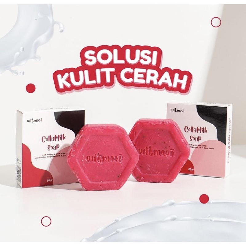 WITMOOI COLLA MILK SOAP SABUN PENCERAH KULIT