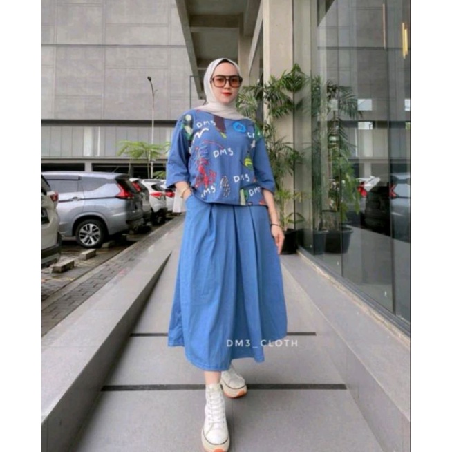 SETCEL ONE SET SET ROK DM3 cloth ORI BAHAN COTTON COMBAT 30S PREMIUM IMPORT TERBESTSELLER ORI DM3_cl