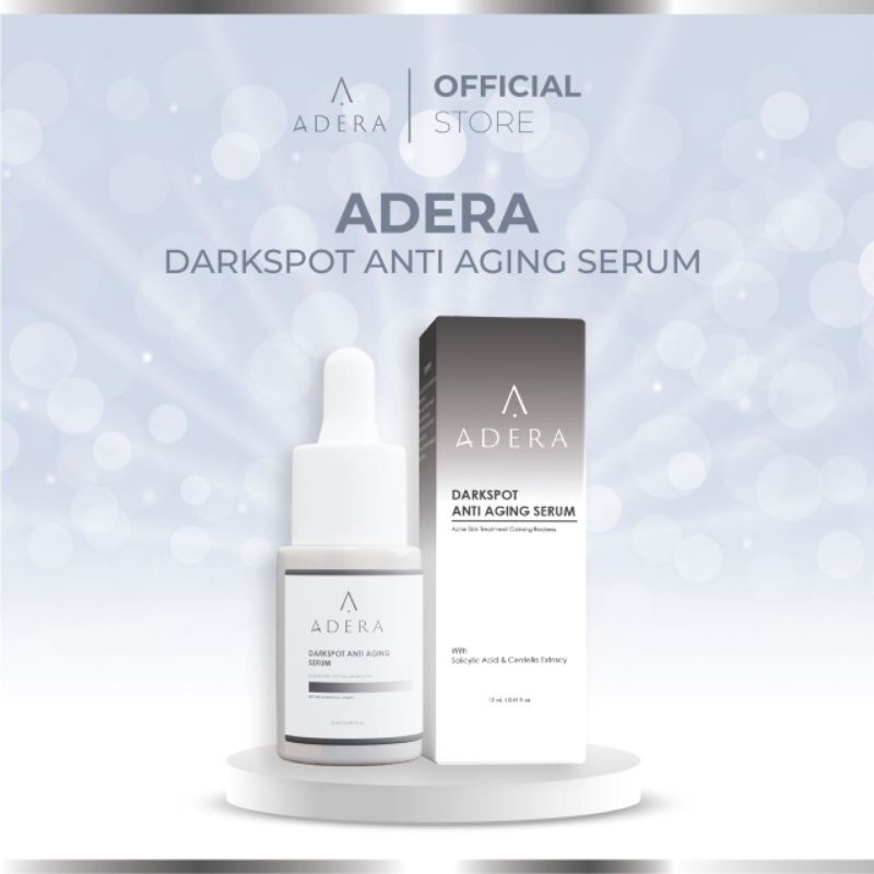 SERUM PENGHILANG FLEK HITAM/BEKAS JERAWAT ADERA DARKSPOT SERUM DAN ANTI AGING ORIGINAL 100%