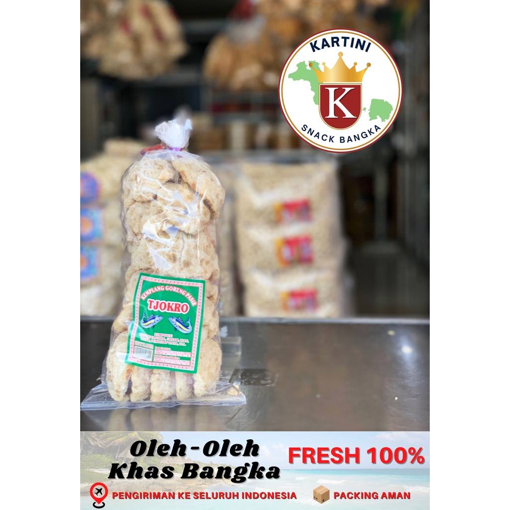 

Kemplang Goreng Pasir Cap Tjokro 200gr Khas Bangka