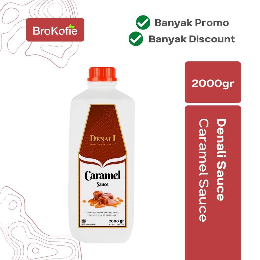 

DENALI PROMO SAUCE / SAUS TERMURAH RASA CARAMEL / CARAMEL SAUCE 2000GR / 2KG