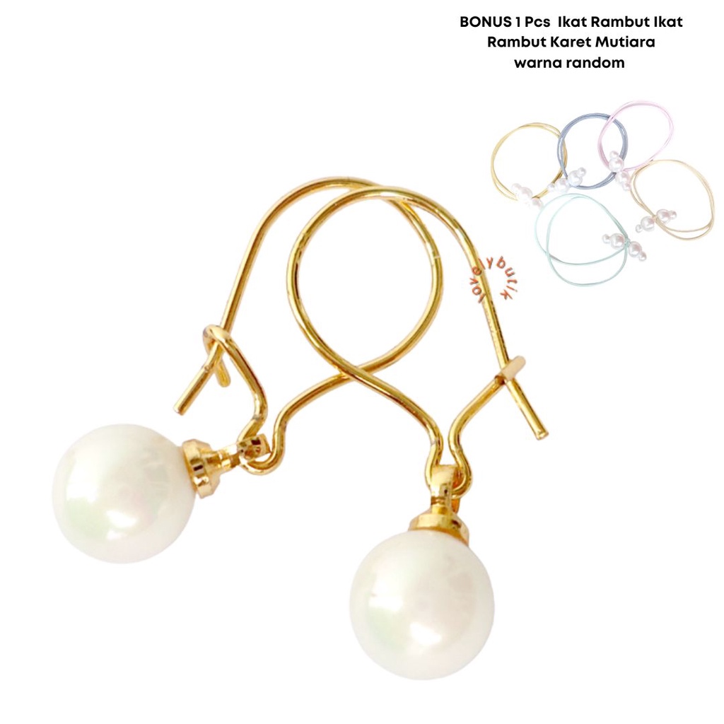 Anting Xuping Wanita Dewasa Model Gantung Bola Mutiara Anting Fariks4 Terbaru - Lovelybutik