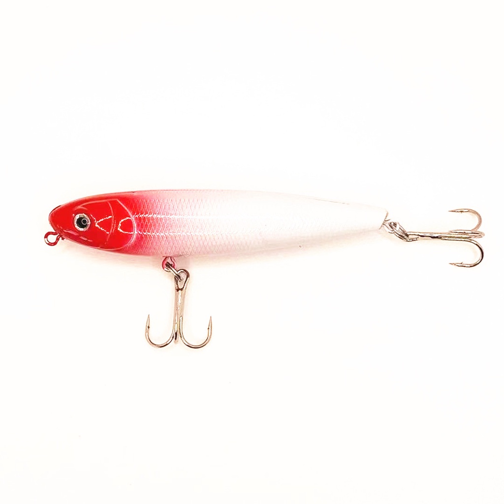 Mengambang Pensil Plastik Umpan 8cm/8g Keras Swimbait 6warna Buatan Air Tawar Popper Ikan Umpan Bass Lure Fishing Tackle