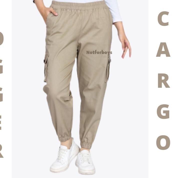 Ready Stock Celana Cargo Wanita Jogger Cargo Jumbo bb 45 - 100 kg / Celana Jogger Cargo Wanita / jog