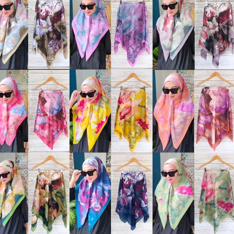 ➧ Jilbab Motif Bunga Denay/Deenai/Baniscop/DeenaiKW ۝