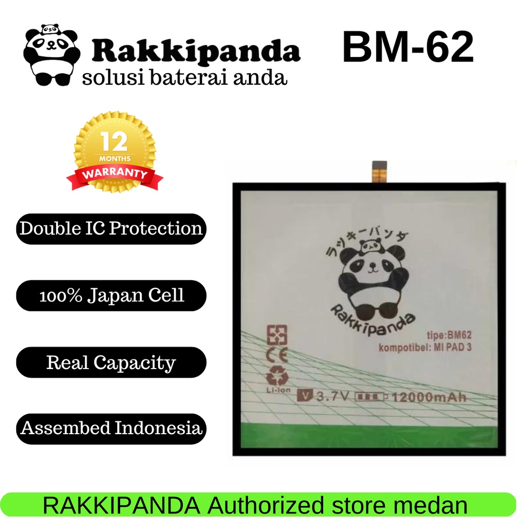 BATERAI RAKKIPANDA BM62 FOR XIAOMI MI PAD 3