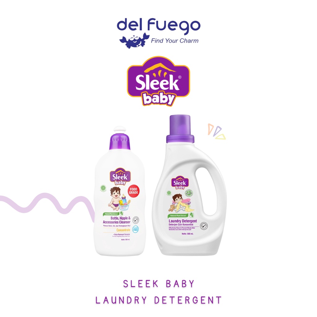[DF] Sleek Baby Laundry Detergent Cair / Sabun Pencuci Pakaian