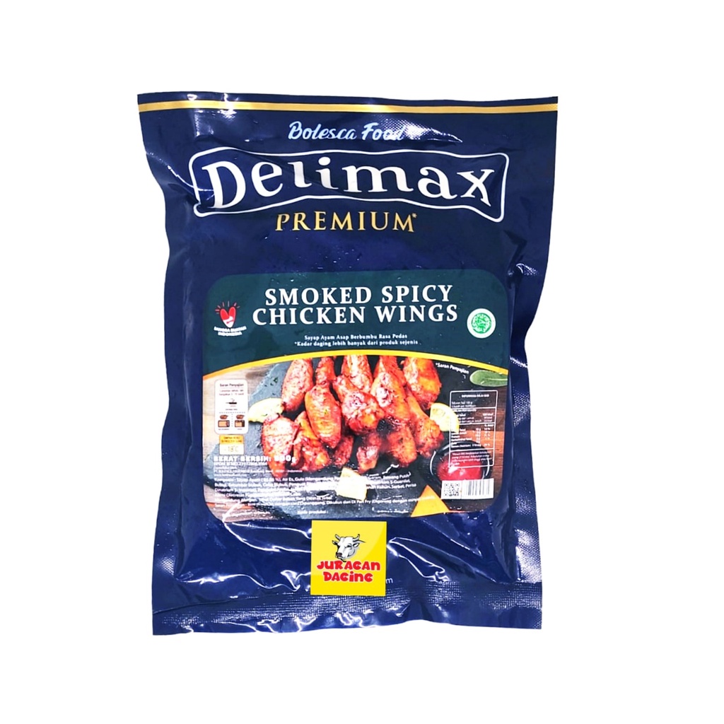 

Delimax Premium Smoked Spicy Chicken Wings 500gr