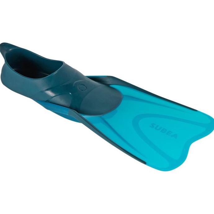 Subea Fins Snorkeling 500 Dewasa Biru Navy Decathlon 8573265