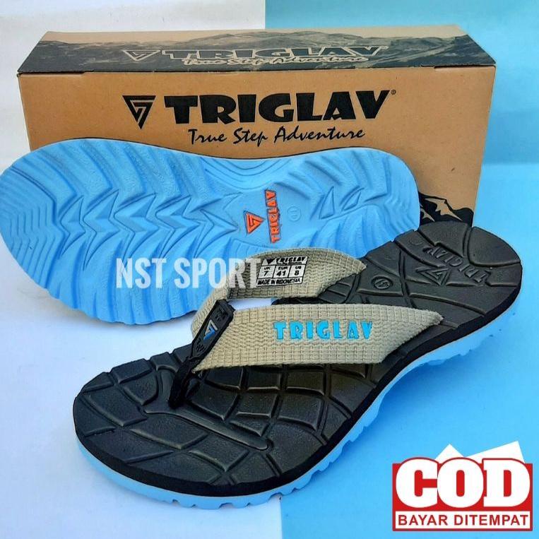VIRAL Sandal Jepit Triglav Original - Sandal Pria Triglav - Sandal Gunung Triglav - Sandal Outdoor T