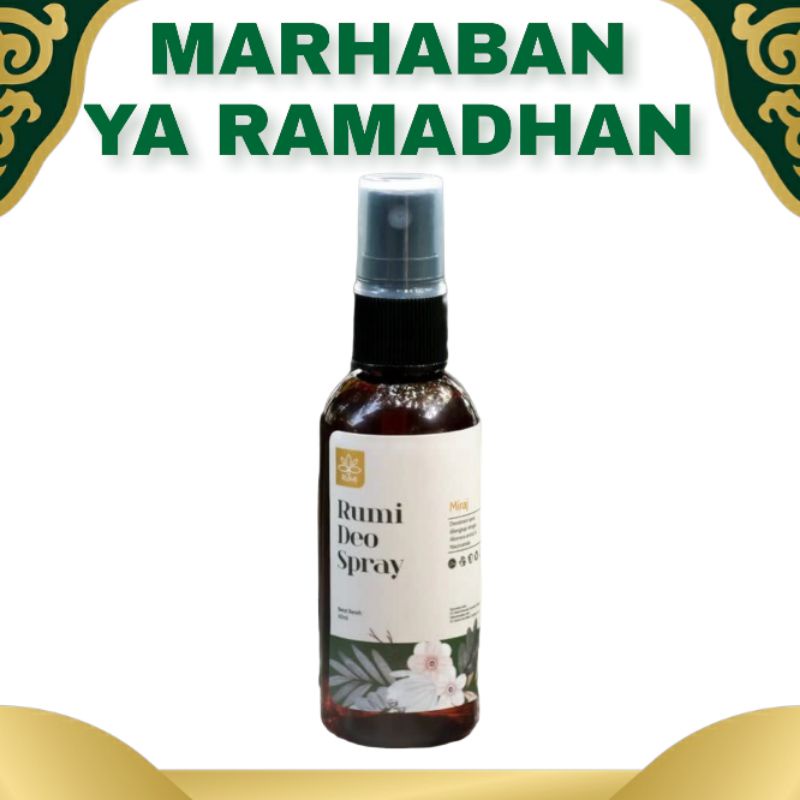 Jual Rumi Deo Spray Aroma Vanilla 60ml Halal/Deodoran Spray/Deodorant