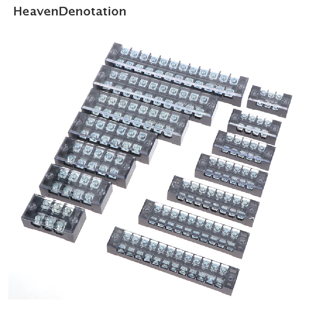 [HeavenDenotation] Blok Terminal Sekrup Strip Baris Ganda Papan Kabel Tetap wire connector TB1503 HDV