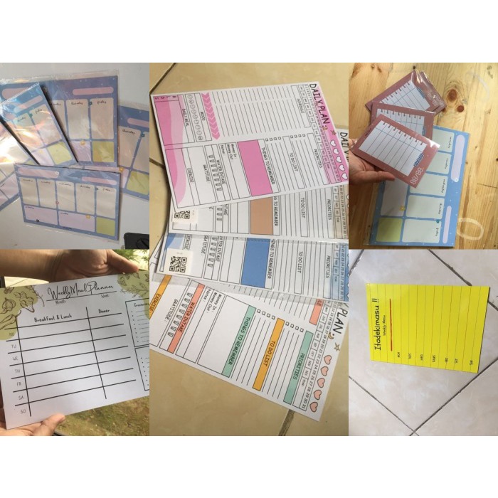 

BISA COD Custom Magnetic Whiteboard/Memo Ukuran A4