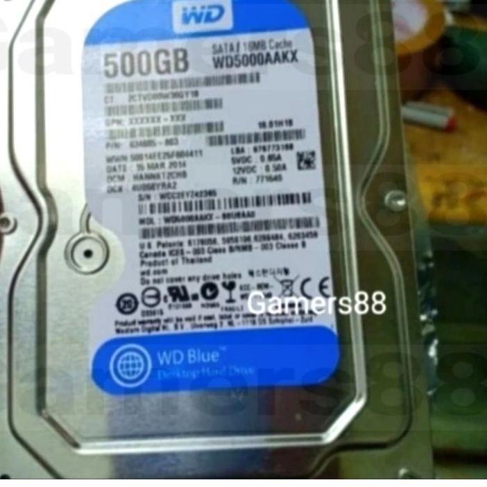 ➶ Hardisk WD WDC 500GB Blue HDD CCTV Harddisk PC Hard disk Komputer ♚