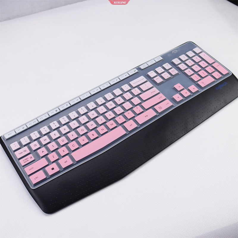 Untuk Logitech MK345 K345 Silikon Mekanik Desktop Keyboard Cover Kulit Pelindung Film [ZXL]