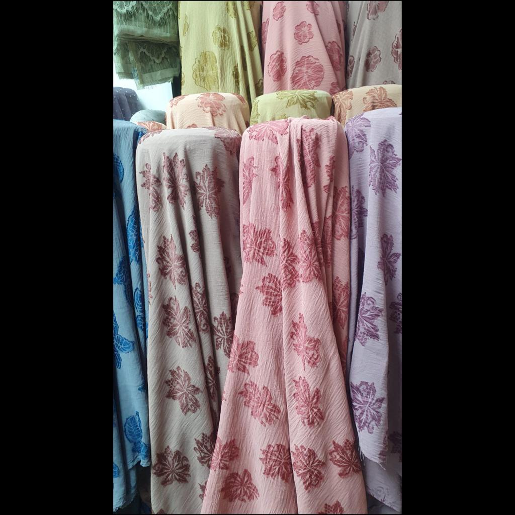 Kain CEY airflow crinkle motif premium quality bahan crinkle airflow &quot;Grade A&quot;