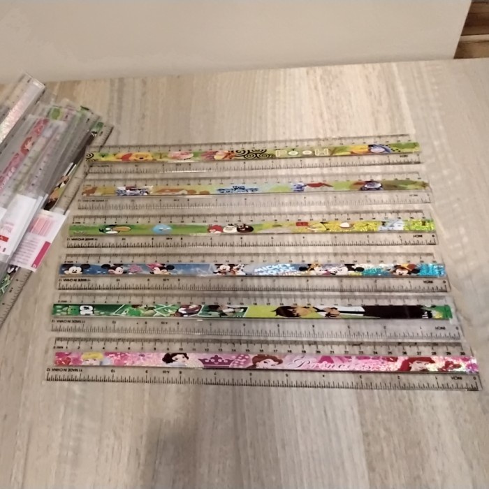 

((((()paling dicari] Mistar 30cm plastik fancy