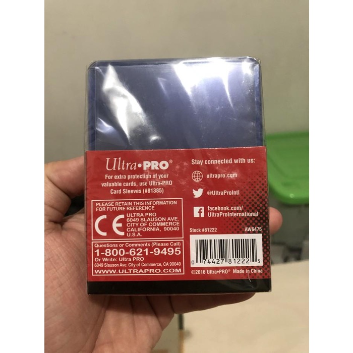 

Protector Card Case Ultra Pro Top Loader 3x4 35pt 25pcs/pack Original