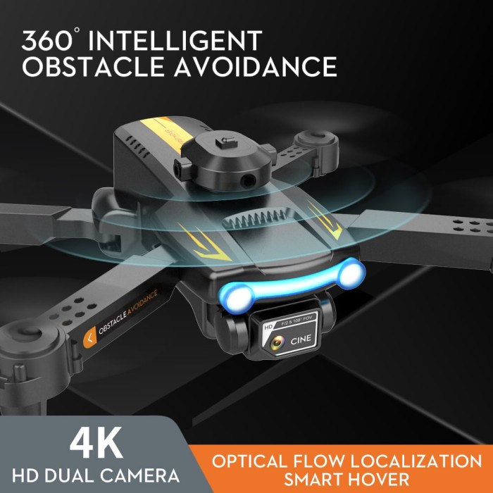 Terlaris Drone Xt2 4Pixels Camera + Dual Camera Multi Angle View