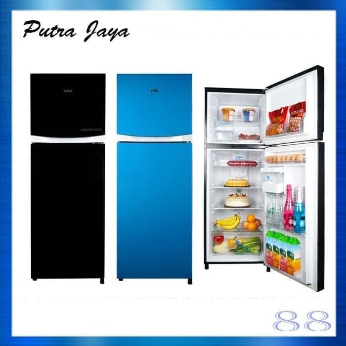 AQUA Kulkas 2 Pintu AQR-D275 RWBK / AQRD 275 Inverter