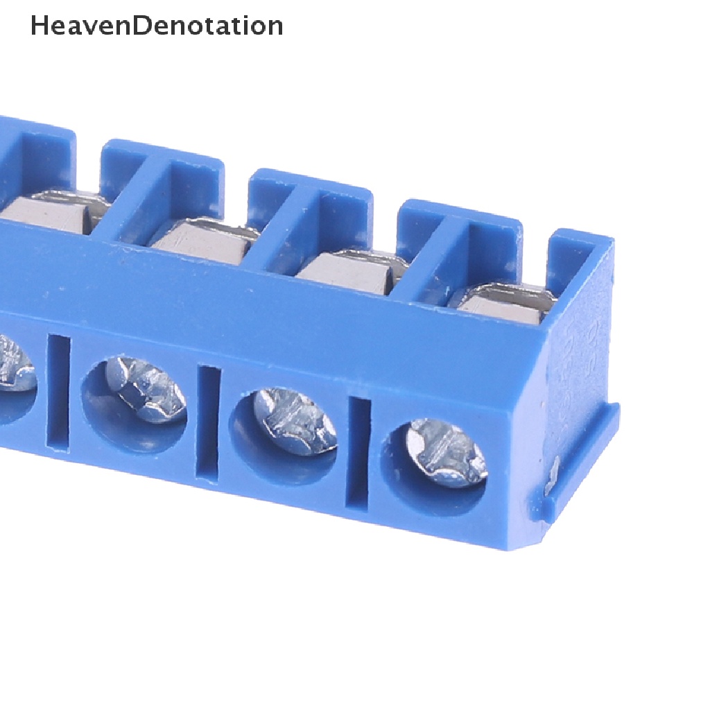 [HeavenDenotation] 10pcs Pitch 5.0mm Lurus 3P 4P 5P 6P Sekrup PCB Terminal Block Konektor HDV