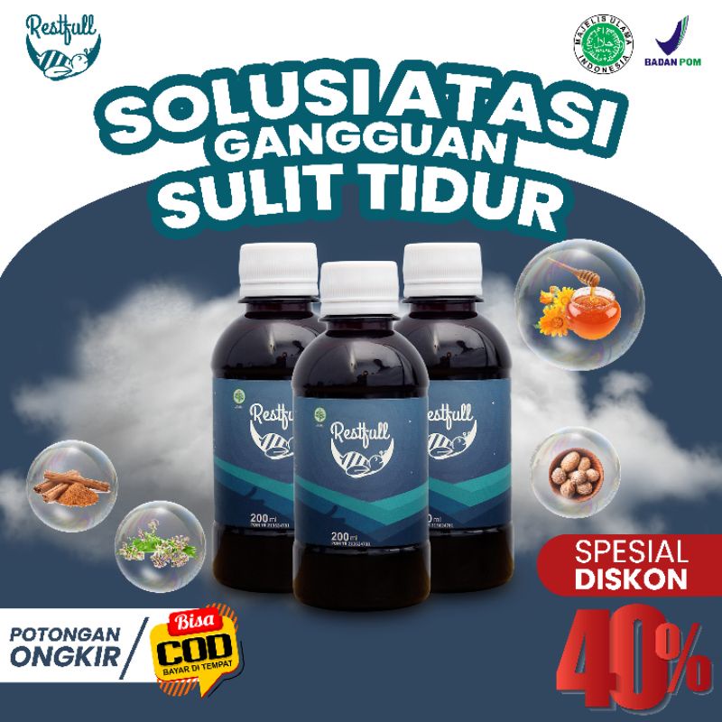 

Madu Restfull Solusi Insomnia, Atasi susah tidur, ringankan stress dan buat tidur lebih lelap