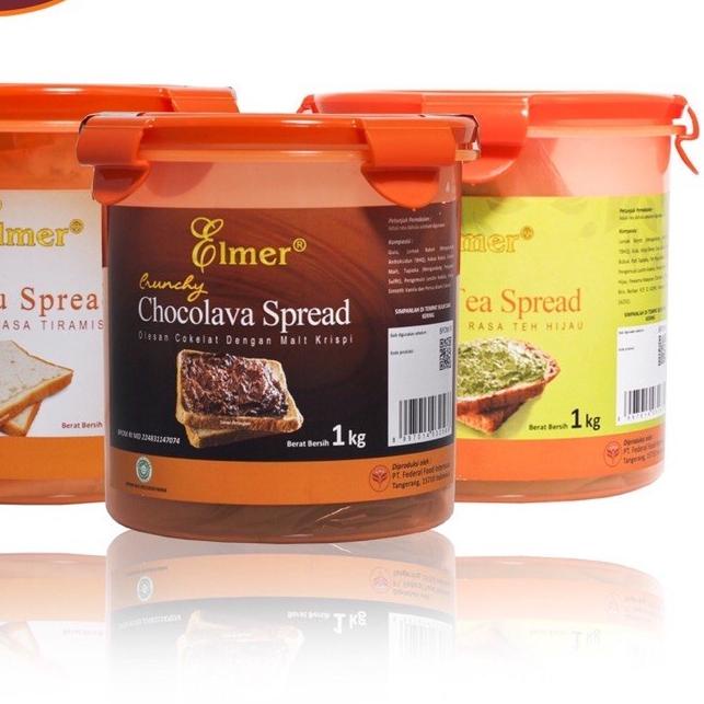 

☝ Elmer Crunchy Spread All Variant 1kg (Cheese, Tiramisu, Cappuccino, Avocado, Taro, GreenTea, Chocolava, Chocomaltine) ۩