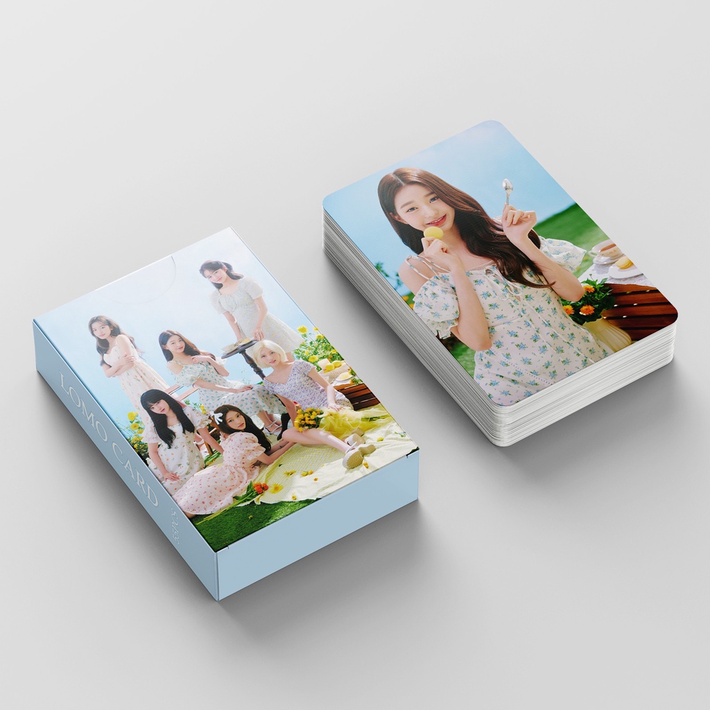 55pcs / box IVE Album GARDEN Photocards Rei Yujin Liz Wonyoung Gaeul Leeseo Lomo Cards Kpop Postcards