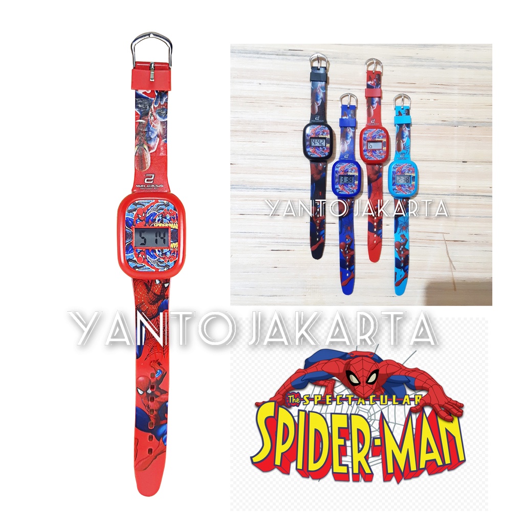 JAM TANGAN SPIDERMAN ANAK LAKI LAKI