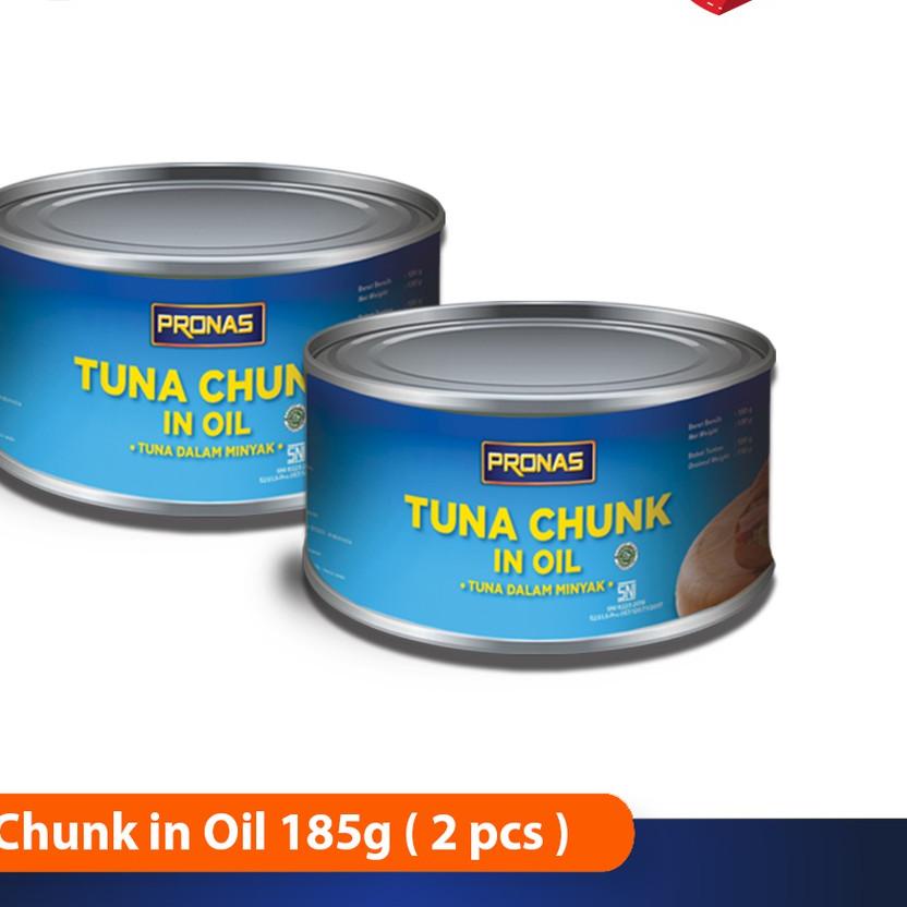 

♨ Pronas Paket Exclusive Tuna Chunk in Oil 185 g bundling 2 pcs ✵